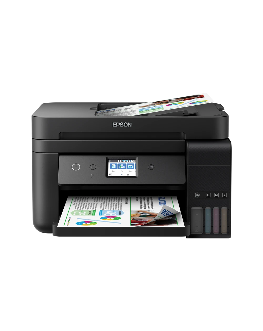 L'Imprimante Epson EcoTank L6290 est une imprimante multifonction A4 à réservoirs rechargeables, offrant une impression de haute qualité, idéale pour les entreprises.